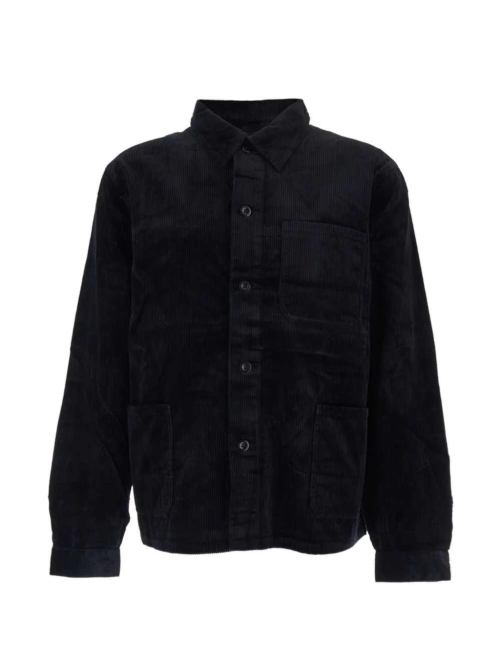 Polo Ralph Lauren corduroy-effect patch-pocket overshirt - Nero