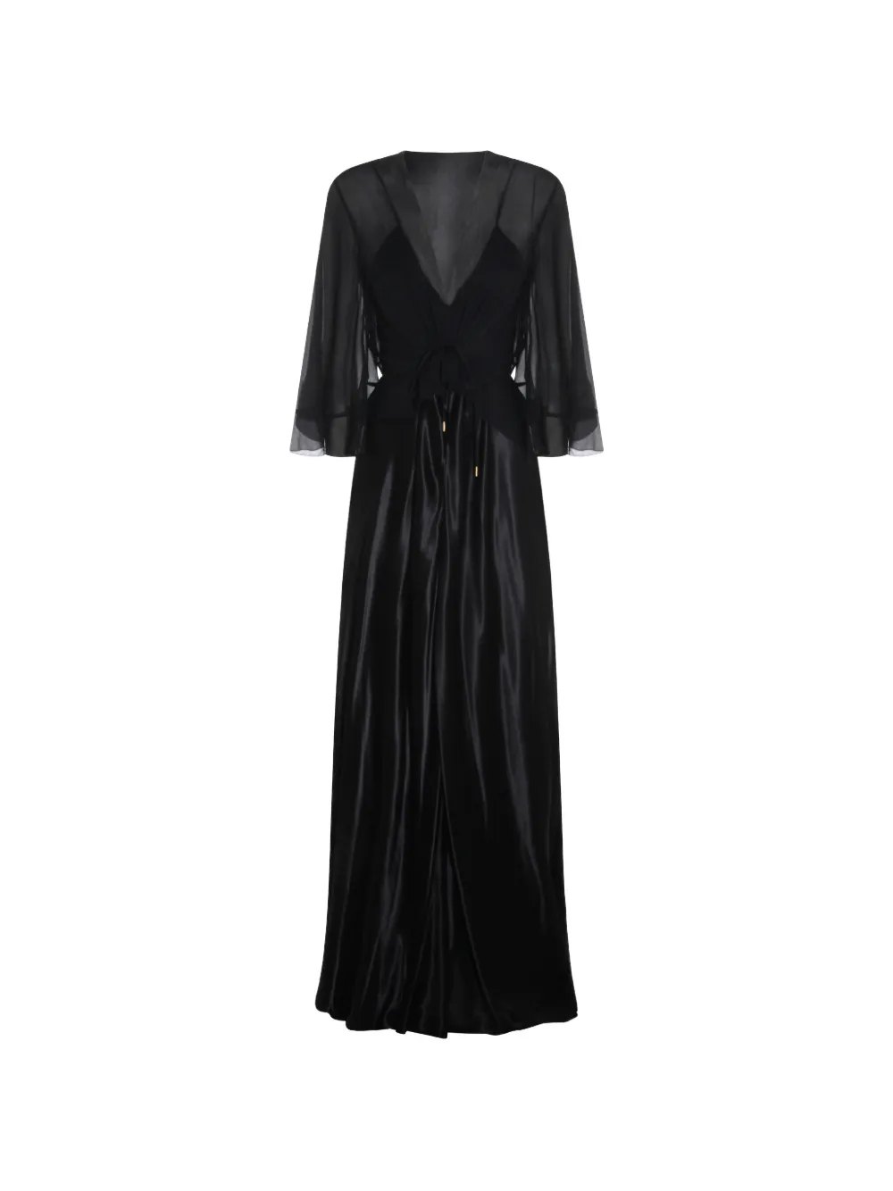 Alberta Ferretti V-neck maxi dress - Nero