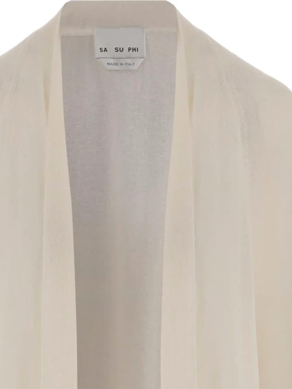  Sa Su Phi Open-front Long-sleeve Coat - Neutrals 