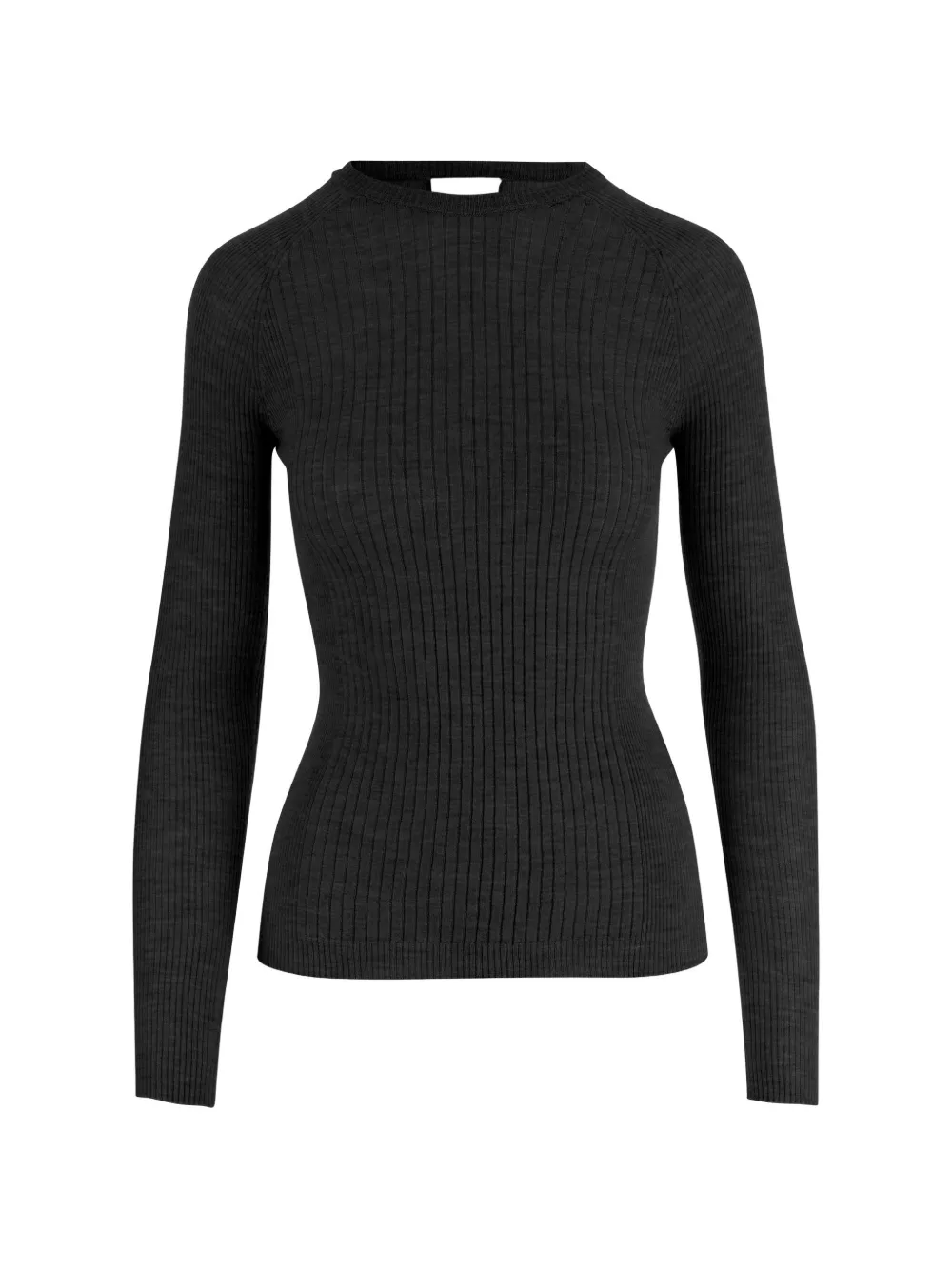 SA SU PHI long-sleeved ribbed T-shirt - Nero