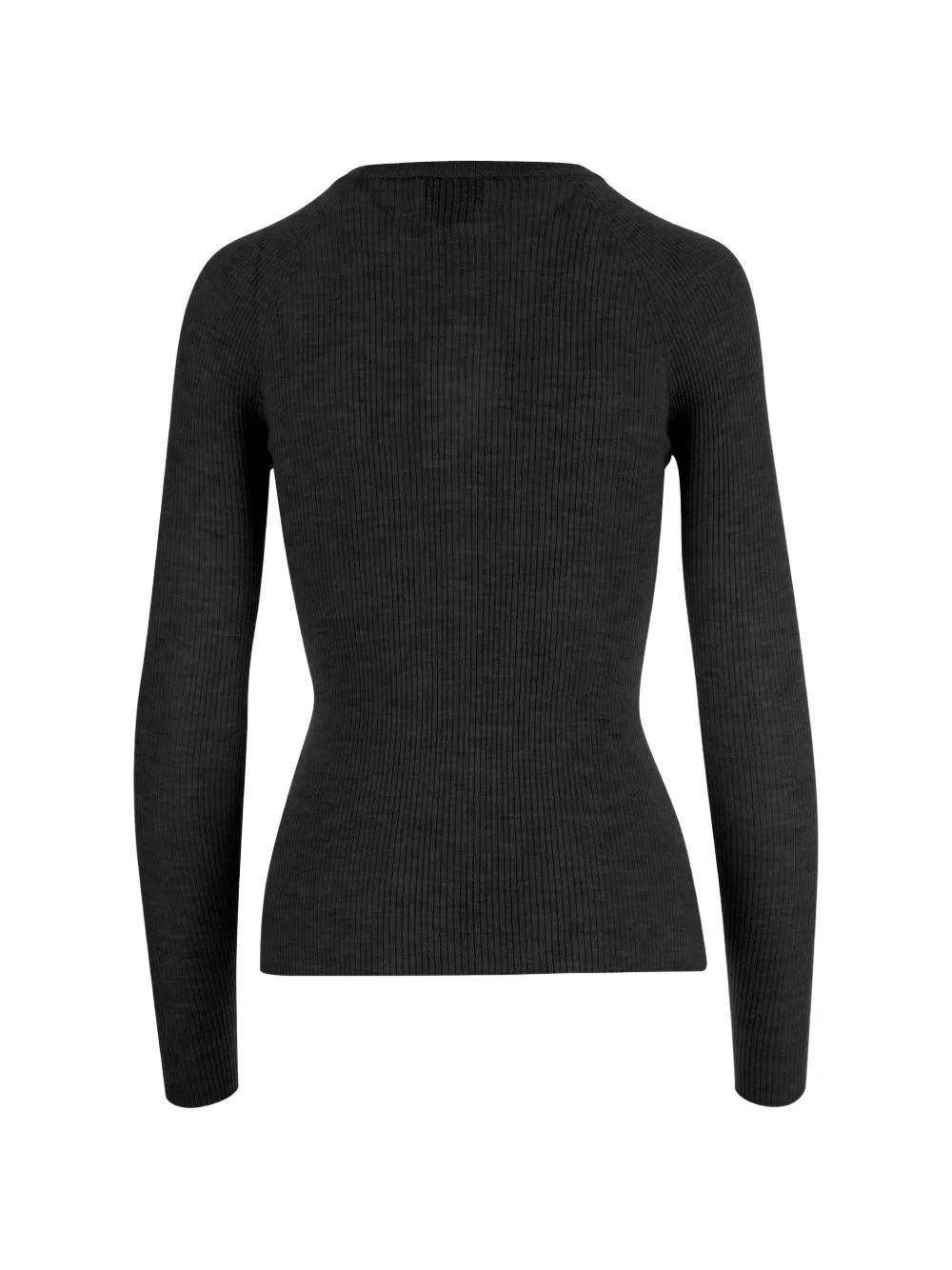  Sa Su Phi Long-sleeved Ribbed T-shirt - Black 