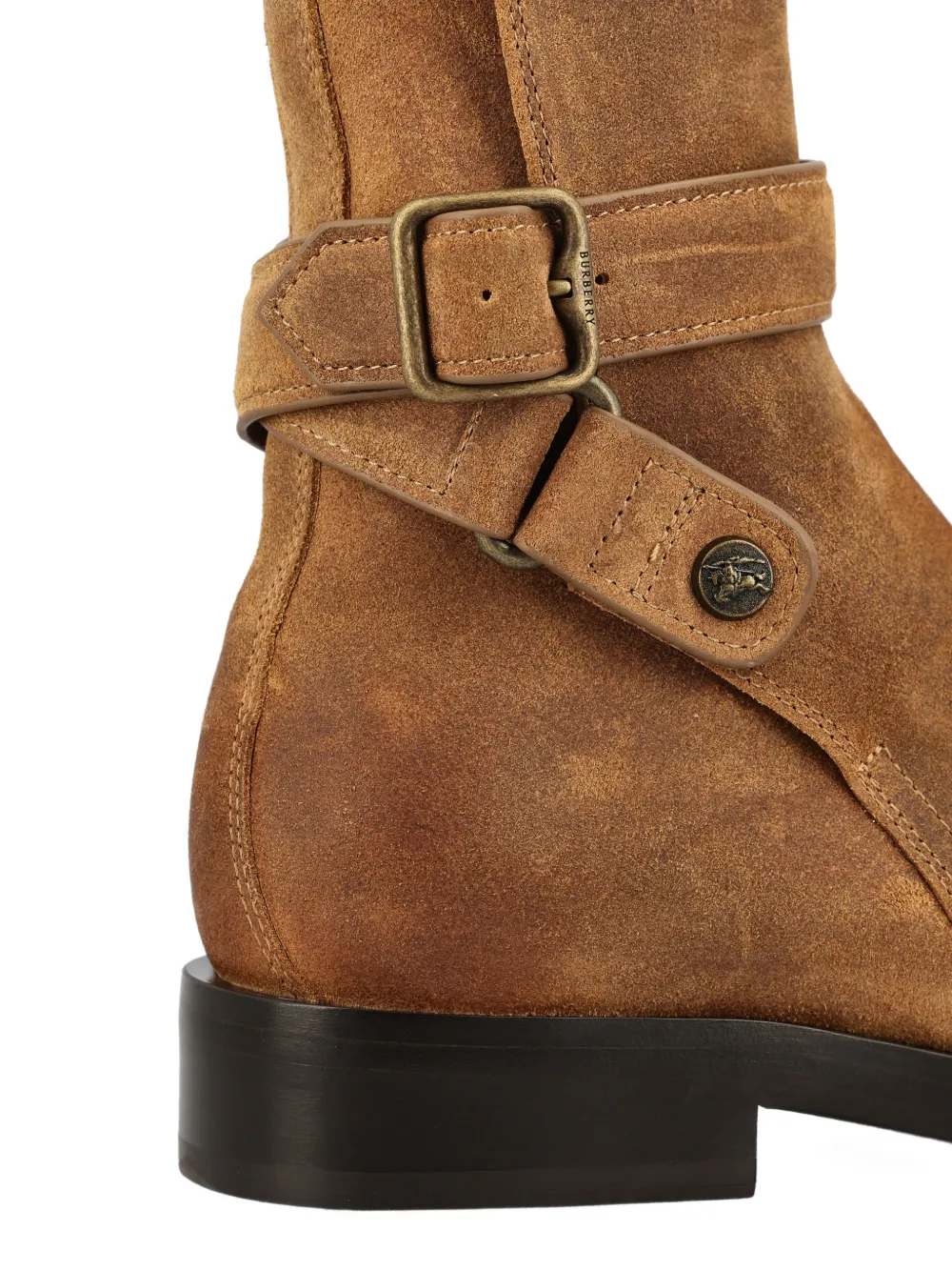 Burberry buckle strap boots Bruin