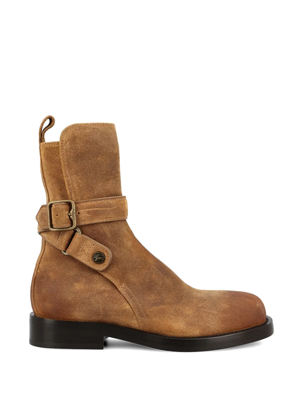 Burberry buckle strap boots Bruin