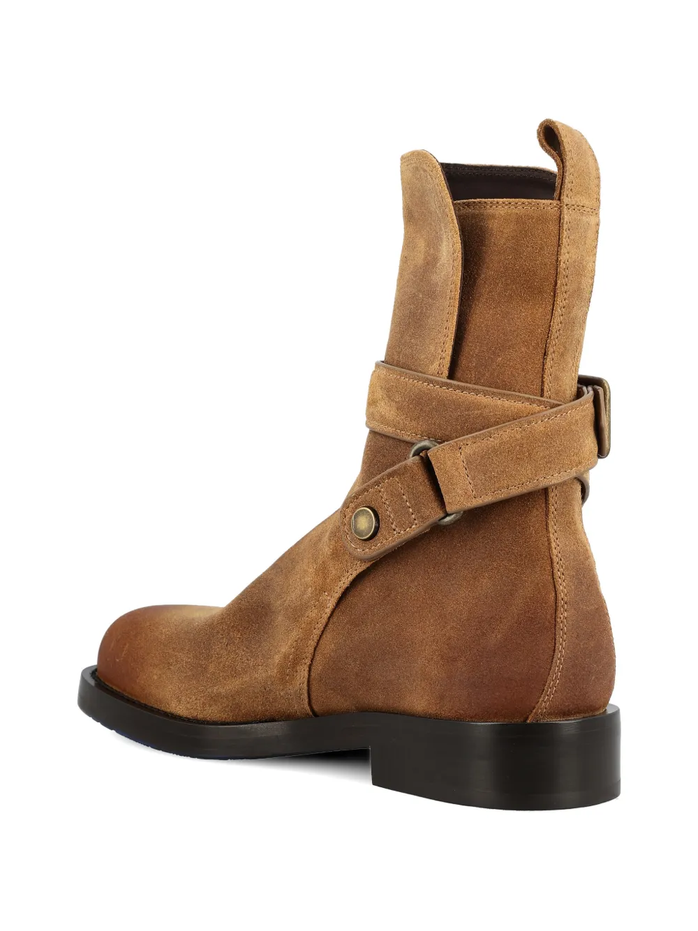 Burberry buckle strap boots Bruin
