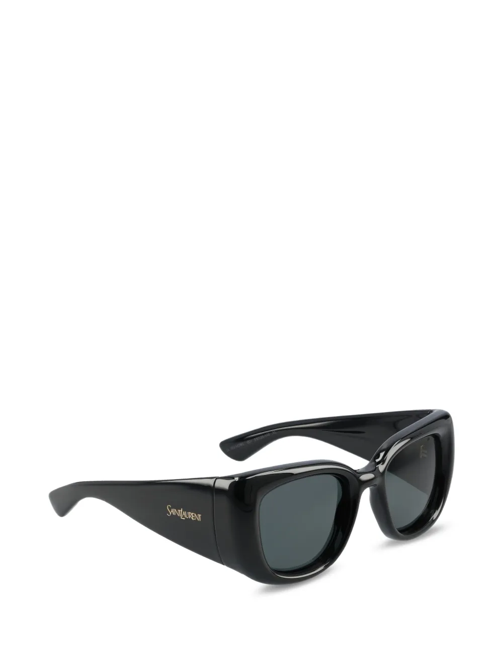 Saint Laurent Eyewear Zonnebril met vlinder montuur Zwart