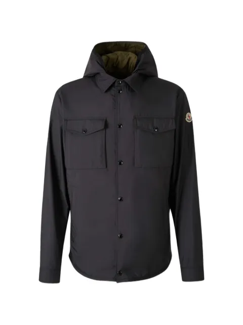 Moncler removable-lining hooded jacket
