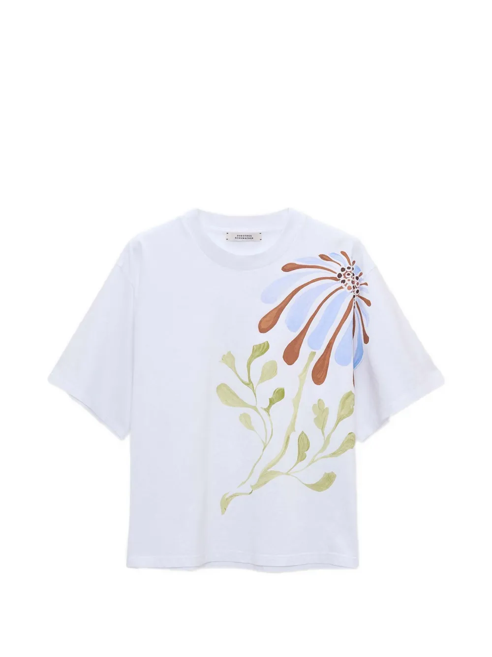 Dorothee Schumacher daydream flower print T-shirt - Bianco