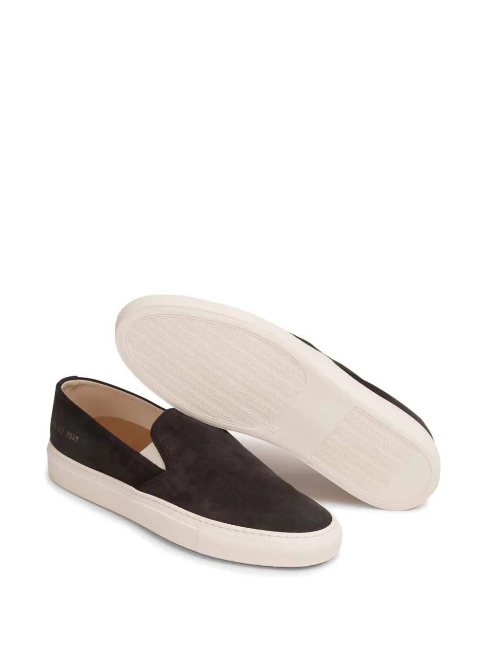 Common Projects Suède slip-on sneakers Zwart