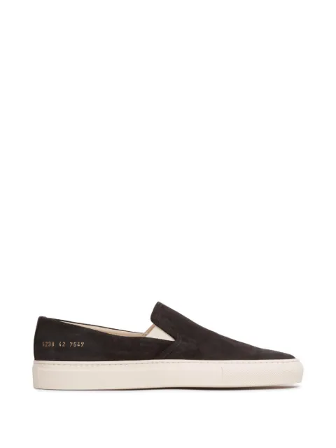Common Projects suede slip-on sneakers