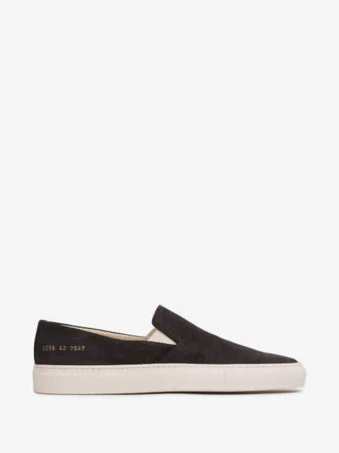 Common Projects suede slip-on sneakers
