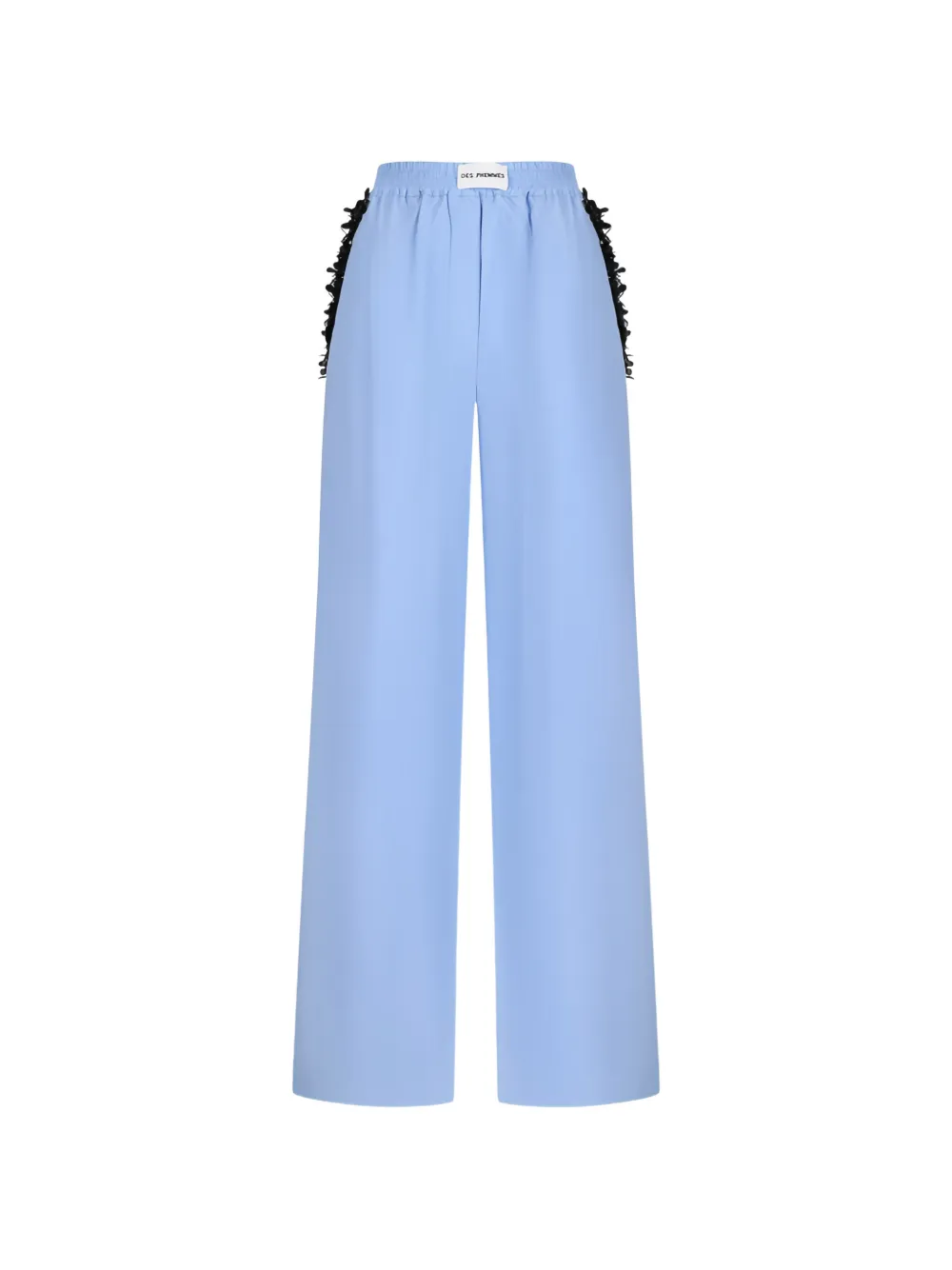 DES PHEMMES fringed trousers - Blu