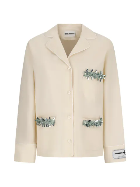 DES PHEMMES sequin shirt