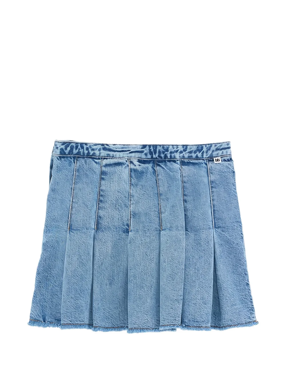  Bellerose Kids Paraph Pleated-design Skirt - Blue 