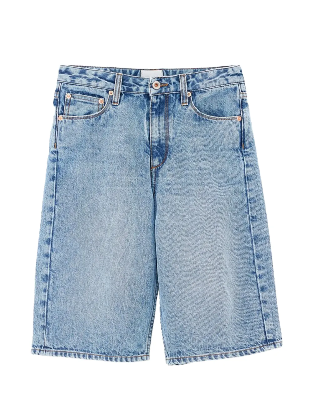 Bellerose Kids Shorts denim con tasca - Blu