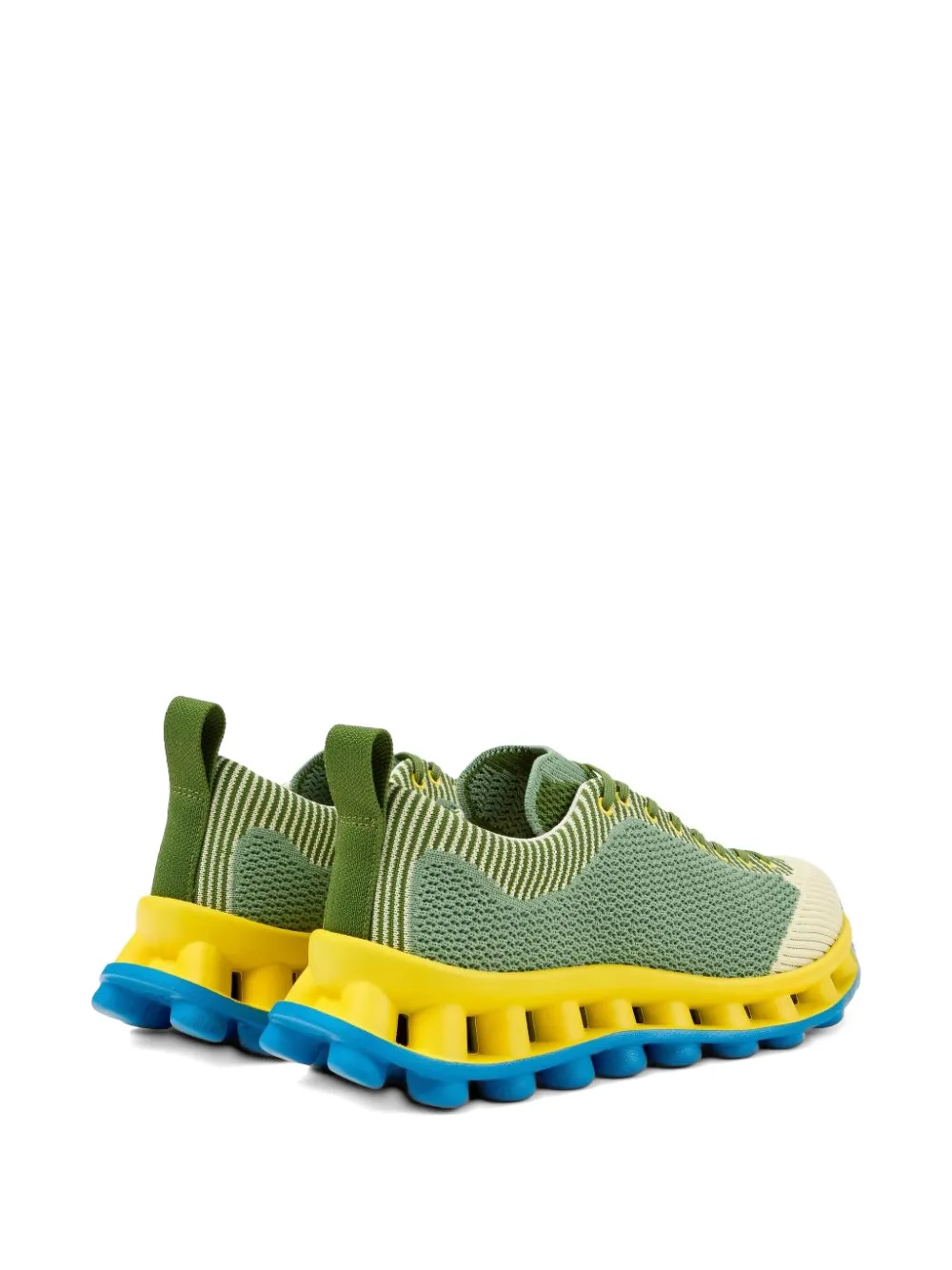 Camper x SUNNEI lace-up striped sneakers Groen