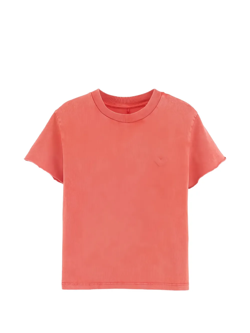 Bellerose Kids raw-cut T-shirt - Arancione