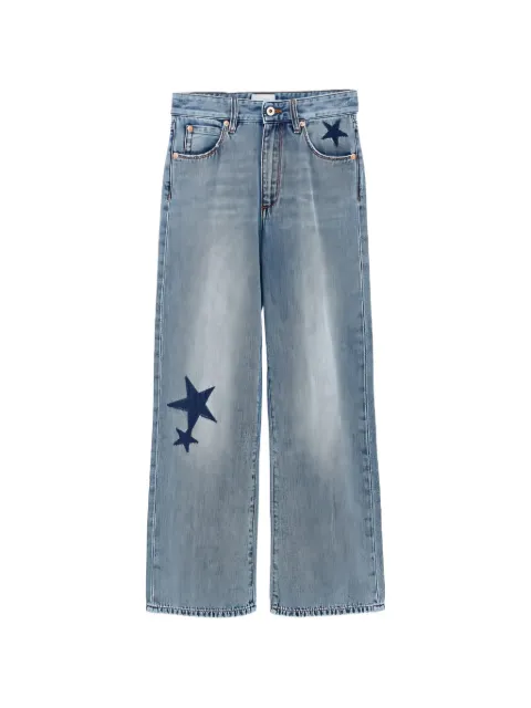 Bellerose Kids star-detail denim jeans