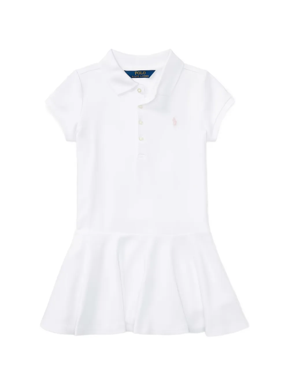 POLO RALPH LAUREN KIDS polo-collar dress - Bianco