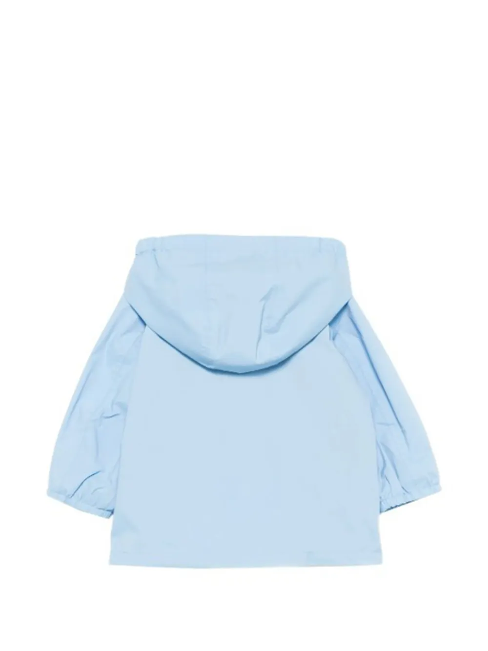 K Way Kids E. Jack regenjas met capuchon en rits Blauw