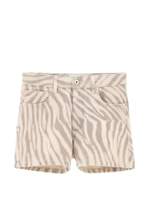 Bellerose Kids Kyle zebra-print shorts