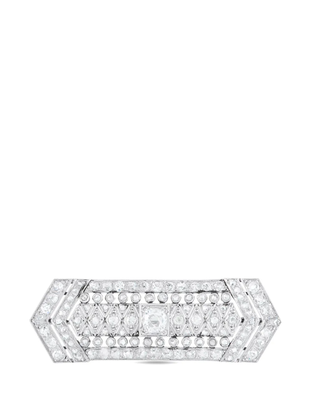 LB Exclusive diamond french brooch - Argento