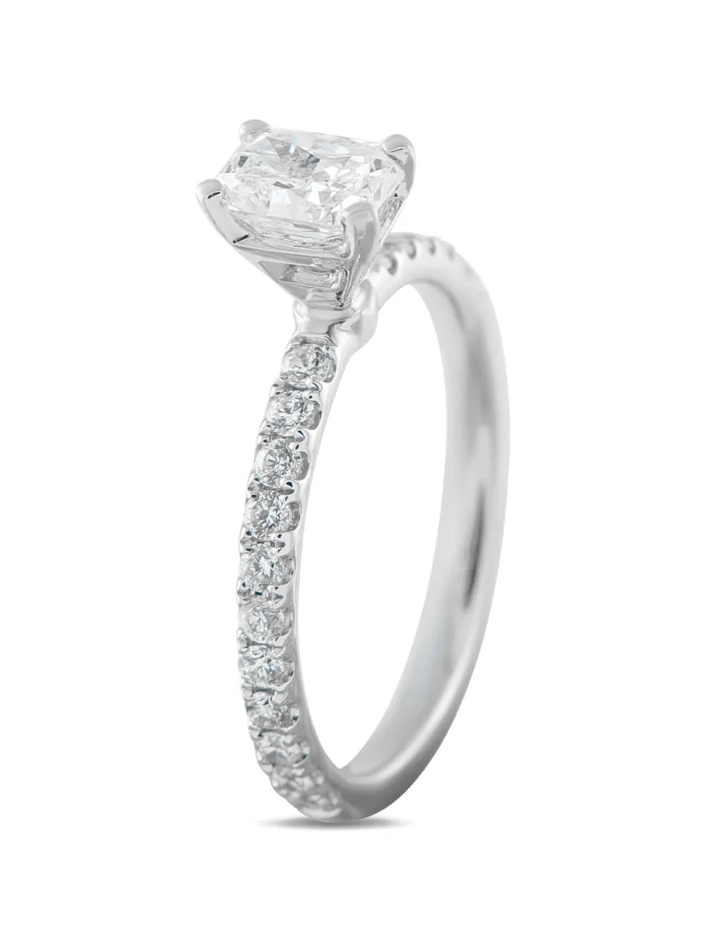 LB Exclusive 18K white gold diamond ring - Argento