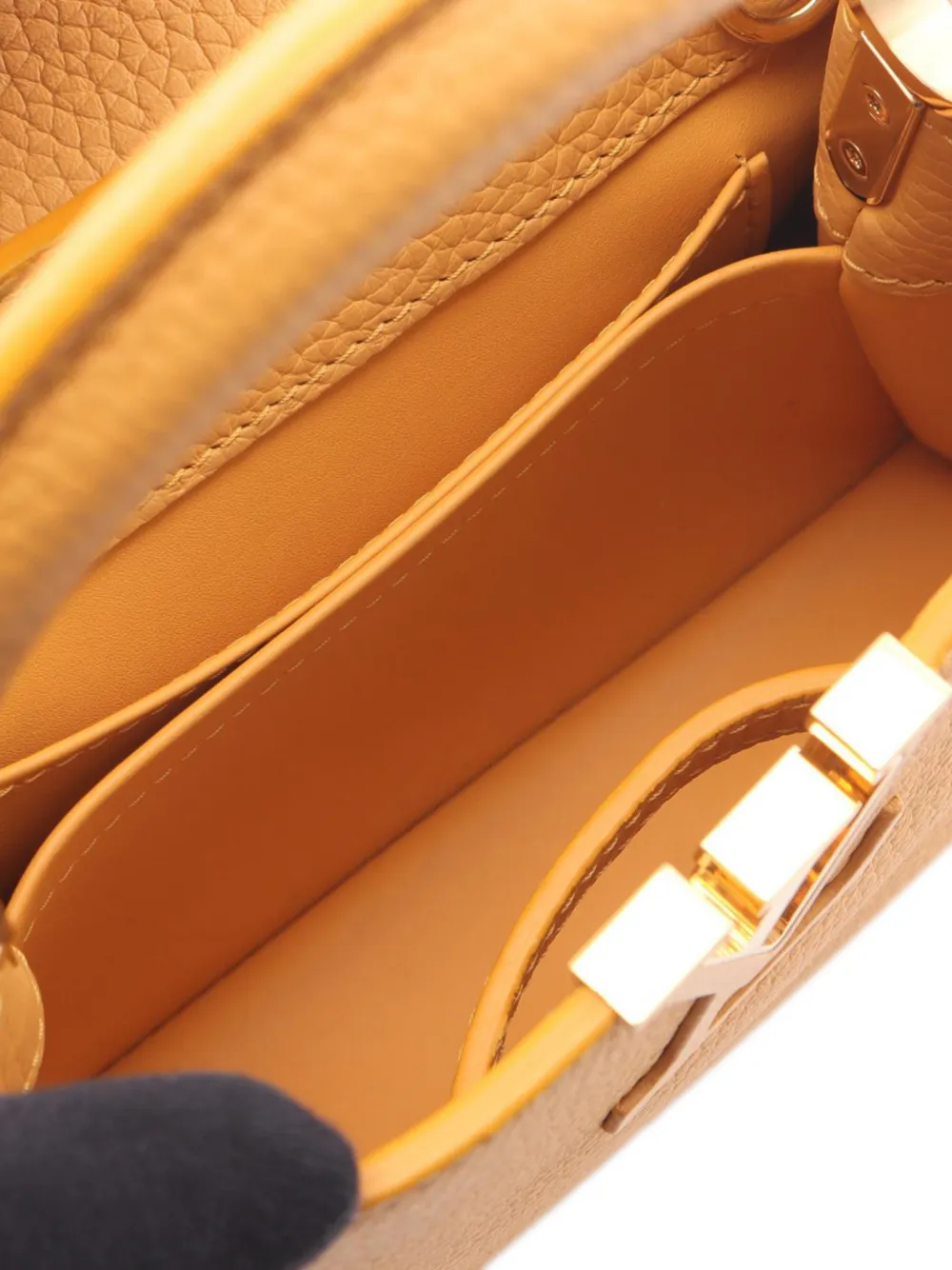 2021-2026 Taurillon Mini Capucines Satchel