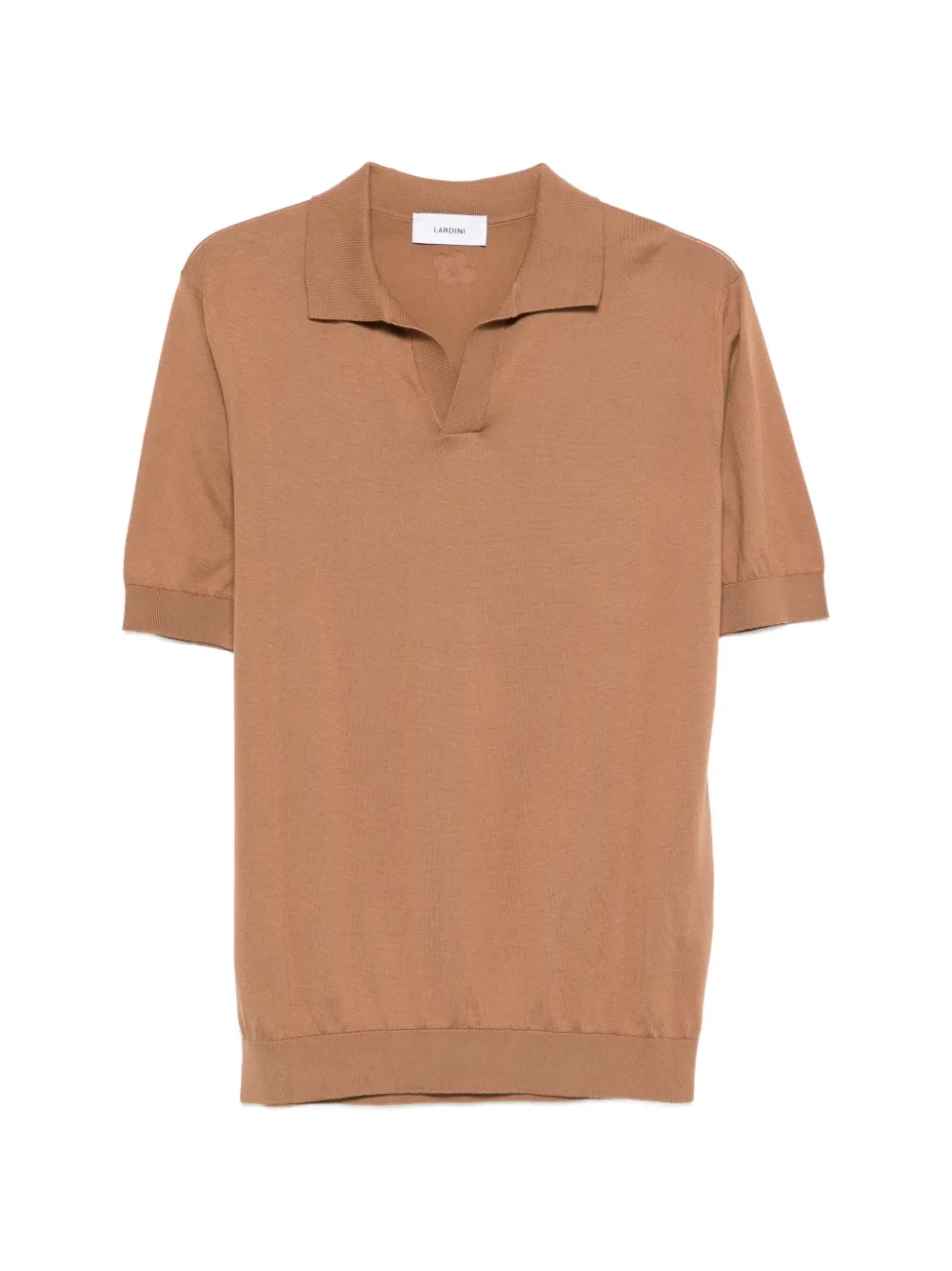 Lardini collar polo - Marrone
