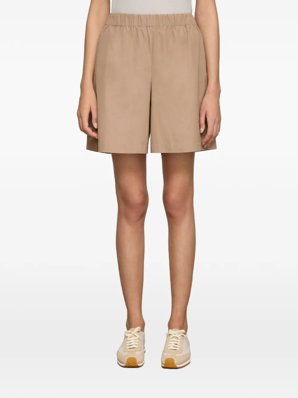  Lafayette 148 Cotton Shorts - Neutrals 