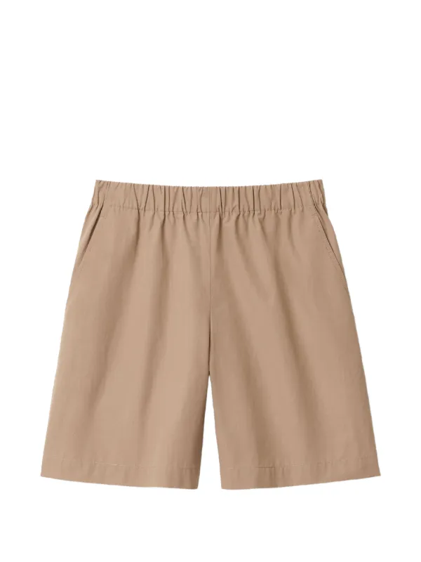 Lafayette 148 Cotton Shorts in Neutrals