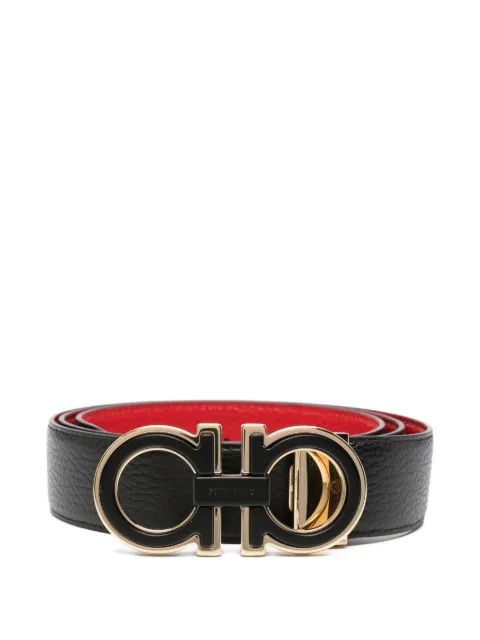 Ferragamo logo-buckle leather belt