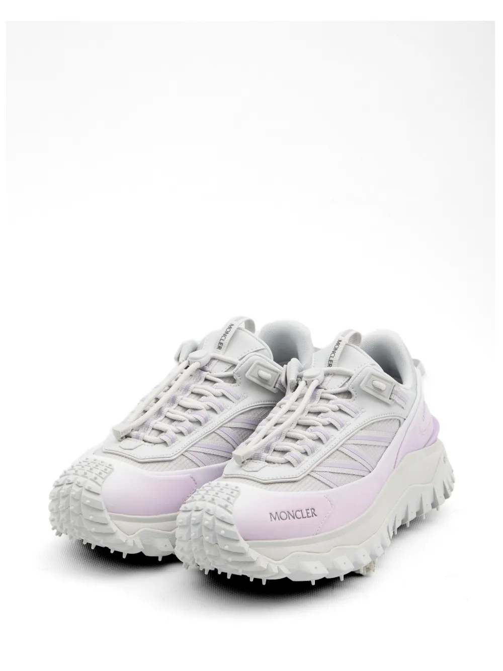 Moncler Leren sneakers Grijs