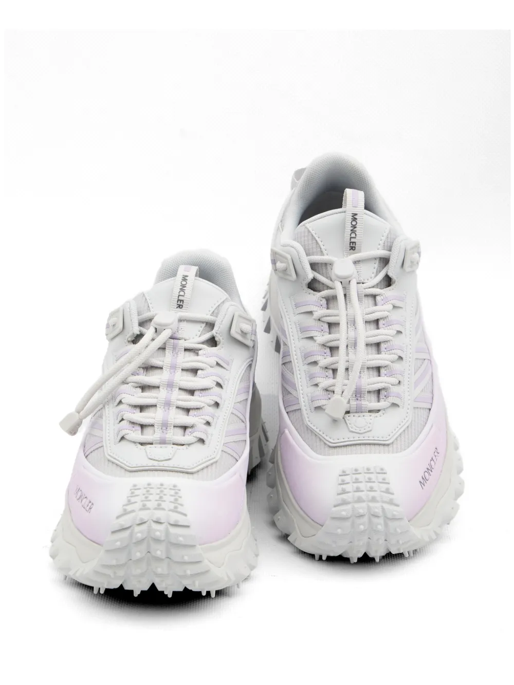 Moncler Leren sneakers Grijs