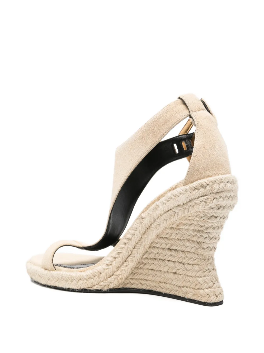 Balmain Anthem wedge espadrilles Beige