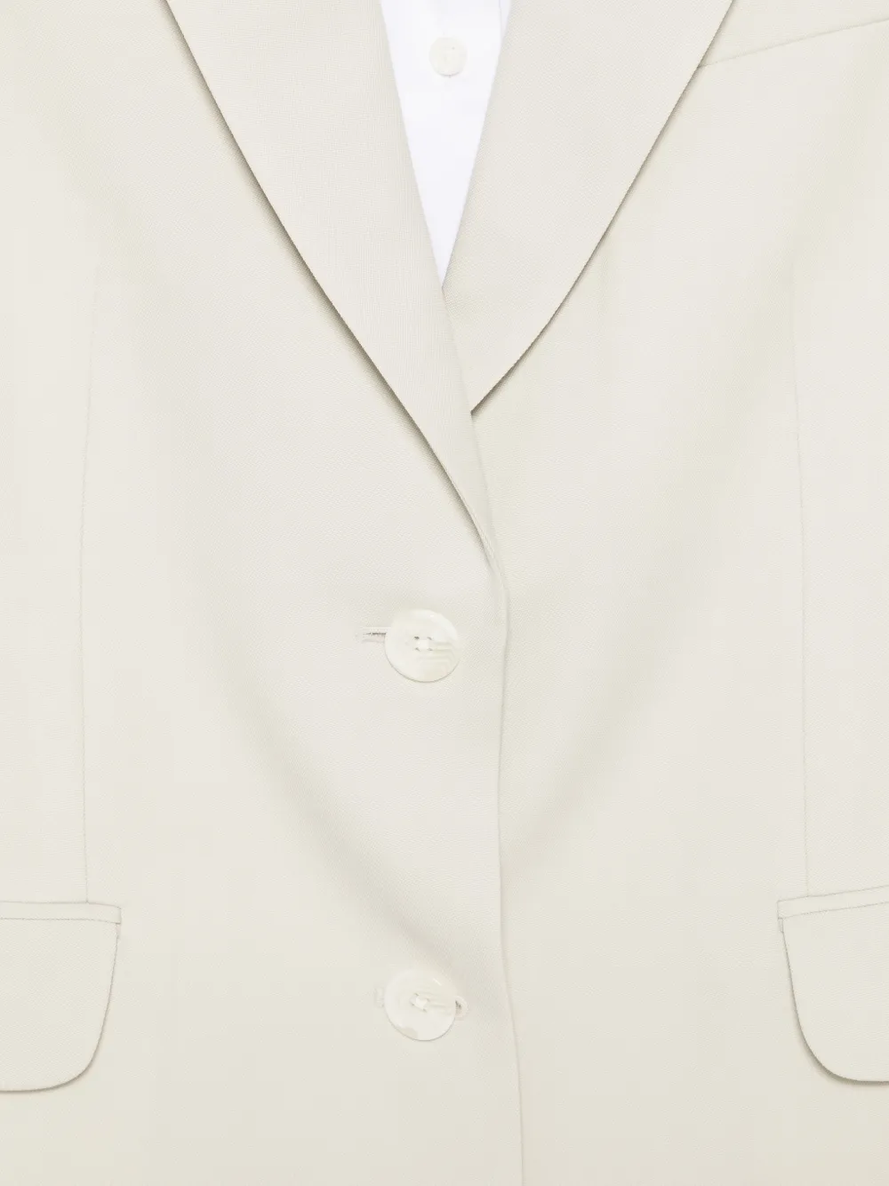 Rag & Bone Frank Single-breasted Blazer In Neutral