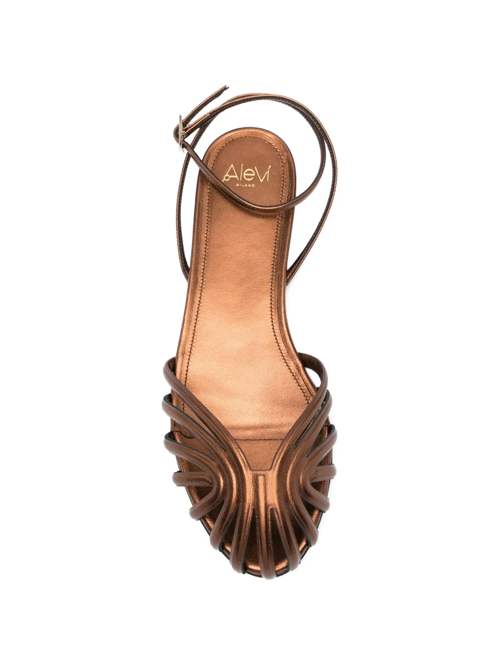 Alevì caged flat sandals Bruin