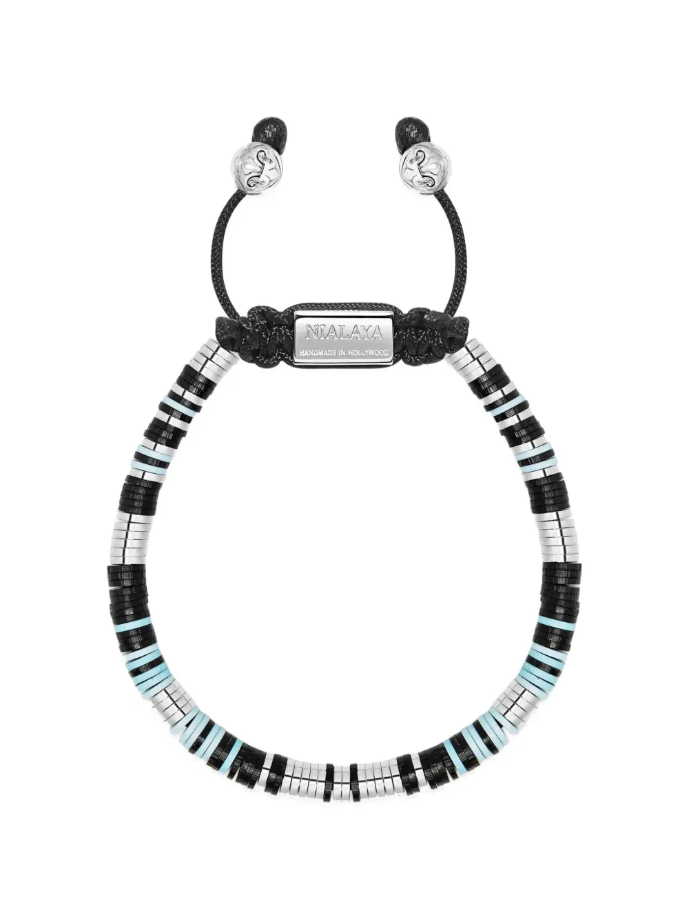 Nialaya Jewelry beaded bracelet - Argento