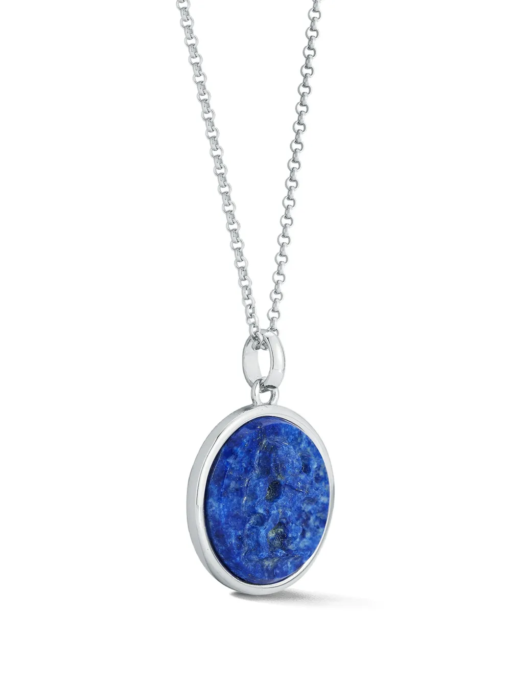 Lapis Lazuli Lion-Carving Necklace