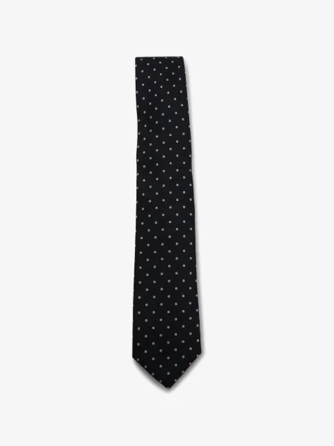 Canali corbata con estampado de motivo de lunares