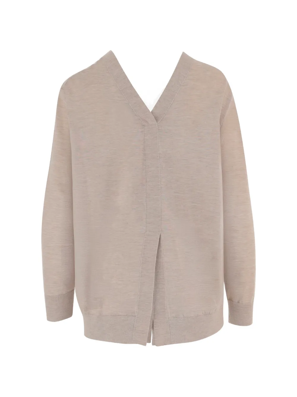 SA SU PHI Trui met V-hals Beige