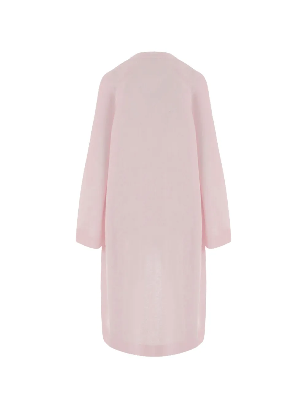  Sa Su Phi Open-front Long-sleeve Coat - Pink 
