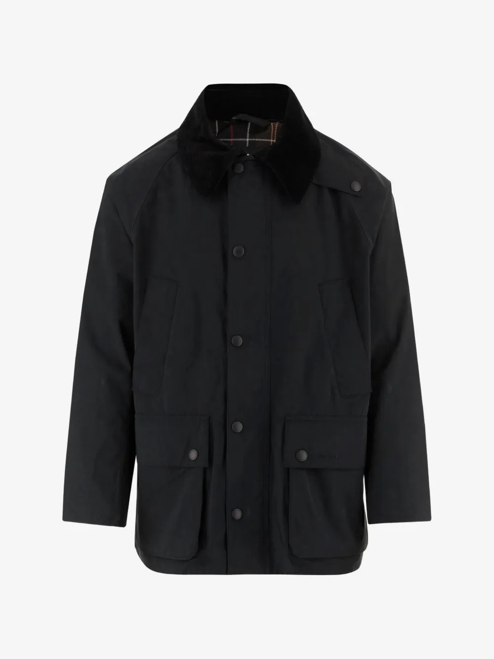 Barbour corduroy collar jacket | Black | Image 1