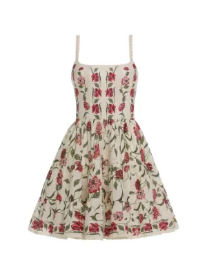 sapucai cultivo mini dress Agua By Agua Bendita Linen Mini Dress