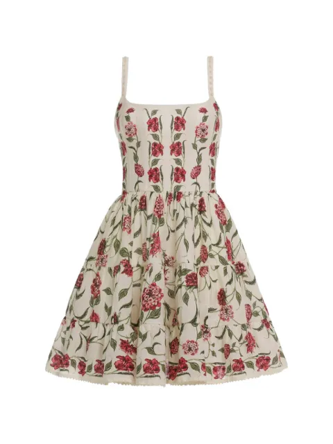 Agua By Agua Bendita vestido corto con detalle floral