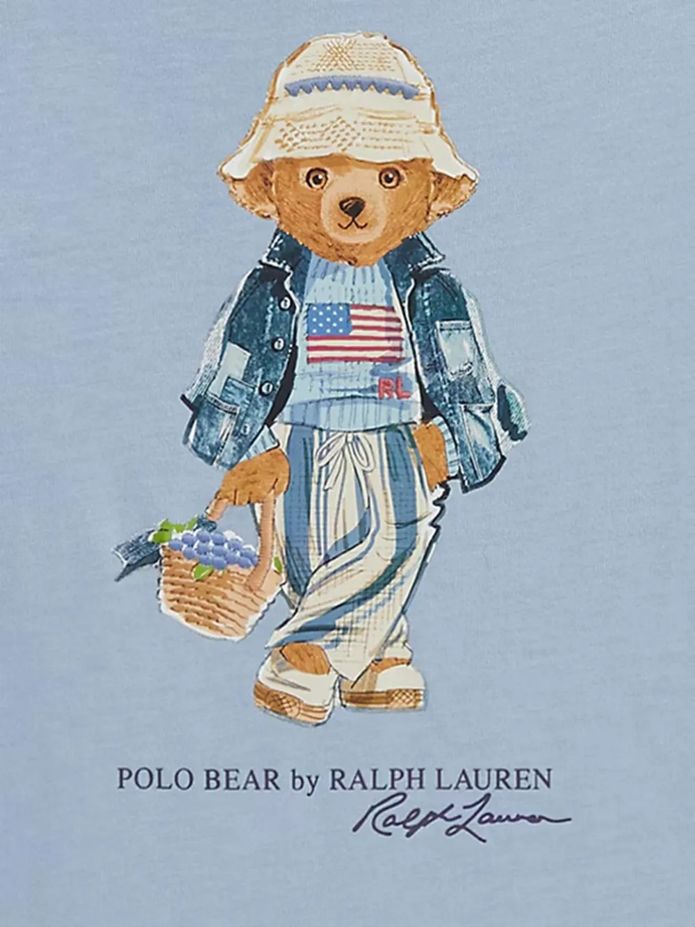POLO RALPH LAUREN KIDS T-shirt met print Blauw