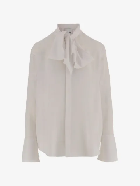 SA SU PHI bow-detail shirt