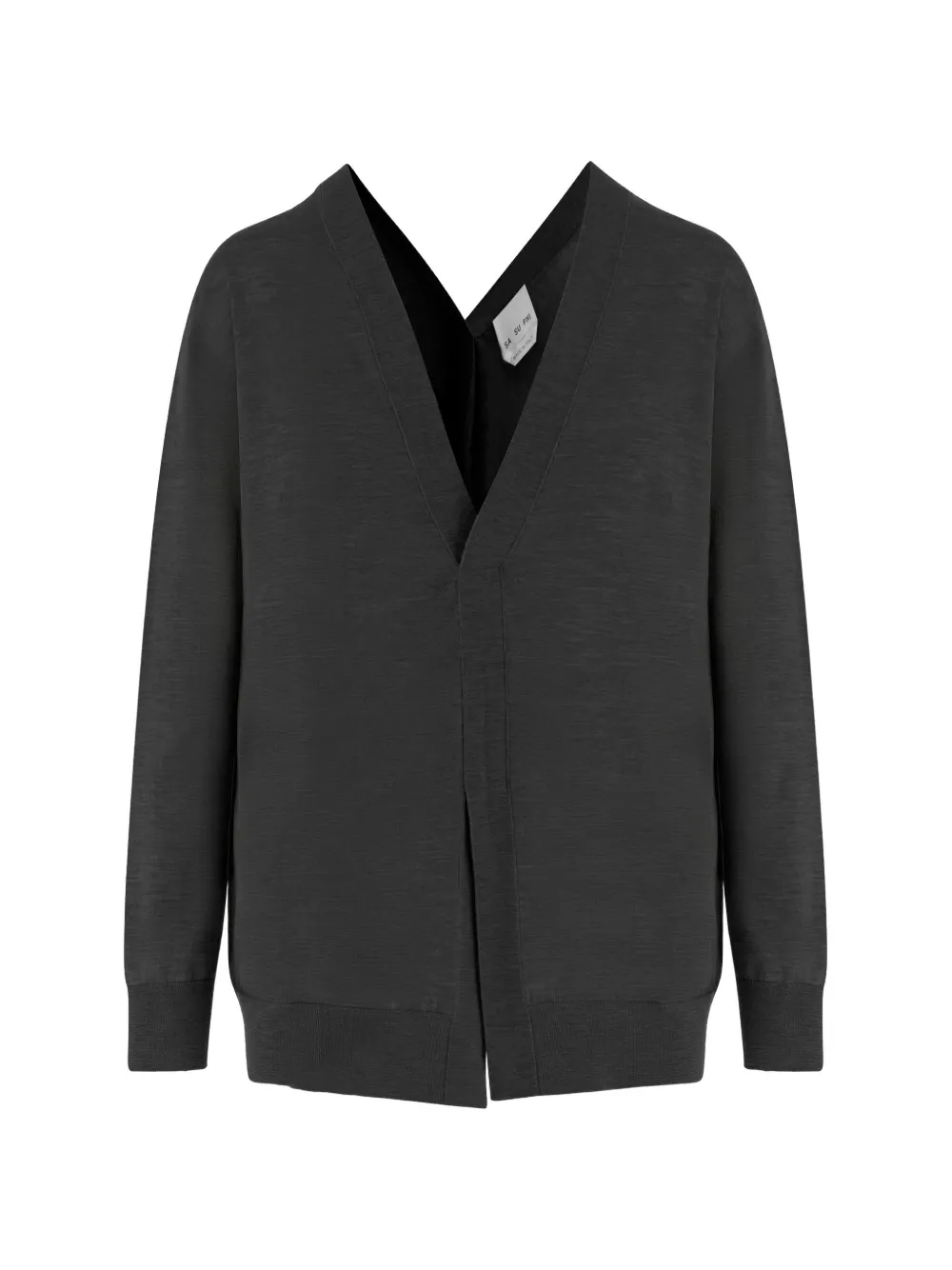 SA SU PHI V-neck sweater - Grigio