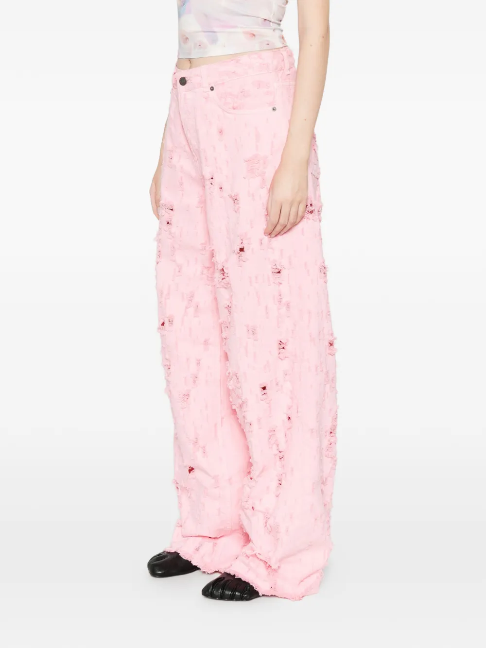  Haikure Vaqueros Bethany Bull Con Efecto Envejecido - Rosa 
