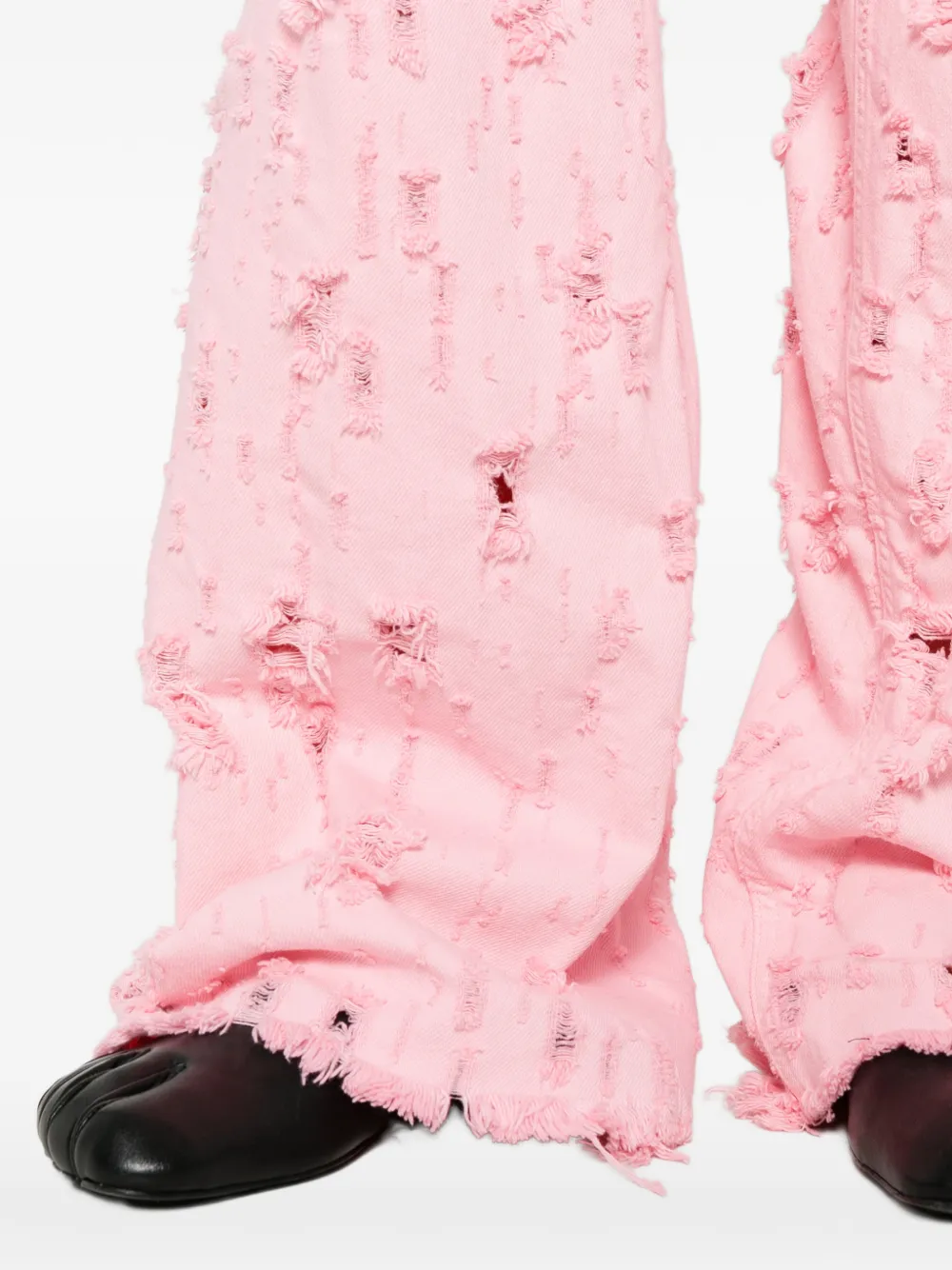 Haikure Bethany Bull gerafelde jeans Roze