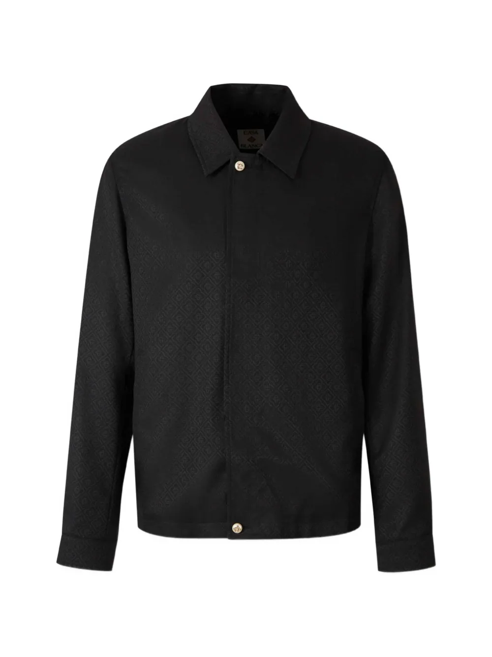 Casablanca patterned shirt jacket - Schwarz